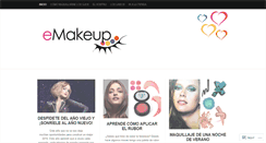 Desktop Screenshot of emakeupblog.com
