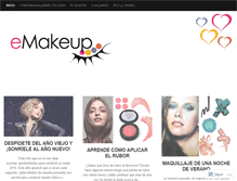 Tablet Screenshot of emakeupblog.com